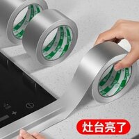 Nhãn dán chống dầu cho cạnh bếp và bồn rửa, chống nước, chống nấm mốc, nhãn dán chống dầu, chịu nhiệt độ cao, dải dán tự dính, băng keo chống nước cho cạnh bồn rửa, băng keo nhôm cố định