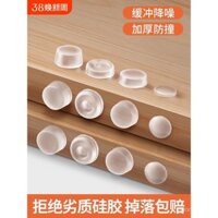 Nhãn dán chống va chạm tay nắm cửa silicone đệm im lặng nhãn dán cửa tủ lạnh chặn cửa vật chống va chạm nhãn dán tường hạt cửa tủ