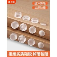 Nhãn dán chống va chạm tay nắm cửa silicone đệm im lặng nhãn dán cửa tủ lạnh chặn cửa vật chống va chạm nhãn dán tường hạt cửa tủ