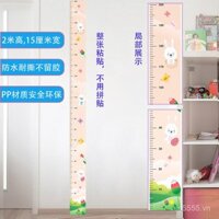 Nhãn dán đo chiều cao trẻ em mẫu giáo mẫu mới mới tự dính thước đo chiều cao bé hình ảnh động vật hoạt hình dễ thương