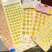 ✨Nhãn dán giáo dục trẻ em Phần thưởng mẫu giáo Nhãn dán khen ngợi thủ công Crystal Emoticon Mặt cười Nhãn dán kim cương Acrylic 25.2.24