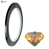 Nhãn dán kính màu PET màu đen Đồ dùng thủy tinh màu chì để vẽ tranh thủy tinh Bề mặt cửa sổ (3mm 250ft) .vn