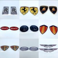 Nhãn dán logo xe Ferrari Maybach sửa đổi Rolls-Royce Barbosi trầy xước che nhãn bên Lamborghini