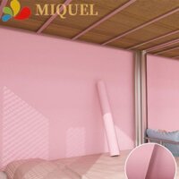 Nhãn dán máy tính để bàn màu trơn MIQUEL, Giấy dán tường ký túc xá sinh viên bằng nhựa PVC 40cm x 10m, Dễ dàng làm sạch Nhãn dán cửa tủ tự dính chống dầu DIY Phòng cho thuê
