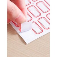 Nhãn dán nhãn giấy có thể xé được, đồ dùng văn phòng, nhãn dán chống nước, nhãn giá tự dính, ghi giá và tên