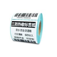 Nhãn dán nhiệt tự dính chống nước cao cấp 80x40mm 80x50mm 80x90 mm Giấy nhiệt để in nhãn mã vạch 80x40mm 80x50mm 80x90 mm