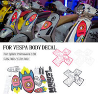 Nhãn dán phản quang vành bánh xe máy cho Vespa GTS300 GTV300 Sprint 150 Primavera 150