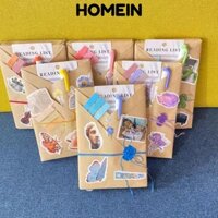 Nhãn dán sách HOMEIN, Ngày mù lãng mạn nhiều màu với một cuốn sách, Sáng tạo DIY Đầu độc đáo Highlighter Blind Date Box dành cho những người yêu thích đọc sách