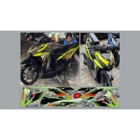 NHÃN DÁN TEM RỜI CLICK 125 VÀNG ĐEN CHO XE VÀNG DECAL 3 LỚP CHỐNG NƯỚC ĐỘ BÁM DÍNH CAO