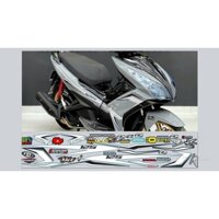 NHÃN DÁN TEM RỜI XÁM ĐEN CHO XE AB DECAL 3 LỚP CHỐNG NƯỚC CAO CẤP