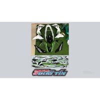 NHÃN DÁN TEM RỜI XANH ĐEN TRẮNG CHO XE WINNER V1 MÀU TRẮNG XANH DECAL 3 LỚP CHỐNG NƯỚC CAO CẤP