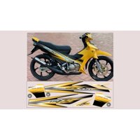 NHÃN DÁN TEM RỜI YAZ 125 VÀNG ĐEN CHO XE VÀNG ĐEN DECAL 3 LỚP CHỐNG NƯỚC ĐỘ BÁM DÍNH CAO