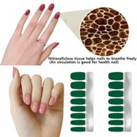 Nhãn Dán Trang Trí Móng Tay Thoáng Khí / Sơn Móng Tay Màu Trơn Kiểu Hàn Quốc