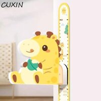 Nhãn dán trẻ em CUTIN, Nhãn dán tường chiều cao hoạt hình 3D cho bé, Thước đo chiều cao âm thanh nổi trang trí 65-180cm thực tế cho gia đình