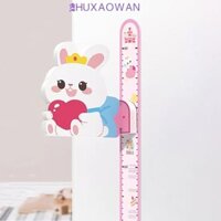 Nhãn dán trẻ em ZHUXAOWAN, Nhãn dán tường chiều cao hoạt hình 3D cho bé, Thước đo chiều cao âm thanh nổi trang trí 65-180cm dễ thương Phòng trẻ em