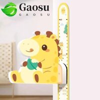Nhãn dán tường chiều cao cho bé GAOSU, Nhãn dán trẻ em quảng cáo hoạt hình, Trang trí 65-180cm dễ thương với thước đo chiều cao có thể tháo rời Phòng trẻ em
