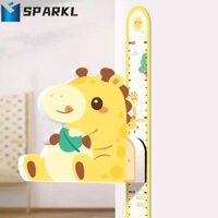 Nhãn dán tường chiều cao cho bé SPARKL, Nhãn dán trẻ em 3D 65-180cm, Nhãn dán dễ thương có thước có thể tháo rời Thước đo chiều cao âm thanh nổi trang trí Phòng trẻ em