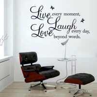 Nhãn dán tường chữ cái tiếng Anh bán chạy cho phòng ngủ và phòng khách, trang trí tường có thể tháo rời