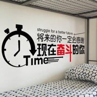 Nhãn dán tường văn bản sáng tạo, trang trí phòng ngủ cho học sinh tiểu học, sắp xếp văn hóa lớp học, áp phích trang trí JIK2