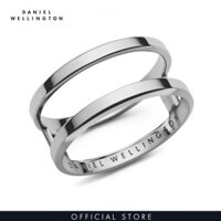 Nhẫn Daniel Wellington 2 vòng màu bạc Elan Dual Ring