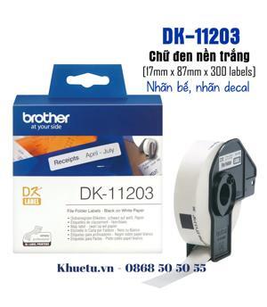 Nhãn DK-11203