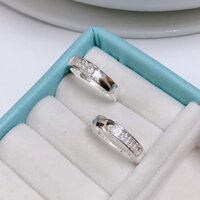 Nhẫn đôi bạc đẹp giá rẻ, nhẫn cặp bạc đẹp giá rẻ NĐ006