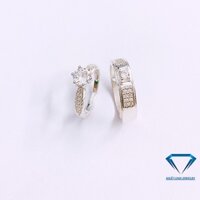 Nhẫn đôi bạc Nam nữ, nhẫn cặp tình yêu chuẩn bạc ta xịn không xỉn màu - Kho sỉ bạc Nhất Linh