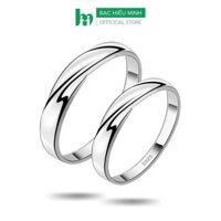 Nhẫn Đôi Bạc Nhẫn Cặp Bạc Hiểu Minh NC118M - Mãi Bên Nhau - Bảo Hành Vĩnh Viễn  Hàng Chính Hãng