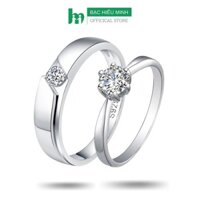 Nhẫn Đôi Bạc Nhẫn Cặp Tình Yêu Thuần Khiết - BẠC HIỂU MINH NC611