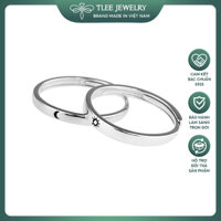 Nhẫn đôi bạc TLEE mặt trăng- mặt trời freesize bạc Ý cao cấp TLEE JEWELRY
