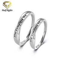 Nhẫn đôi bạc Ý 925 Huệ Ngân - Lời cầu hồn ngọt ngào RR1813