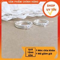 Nhẫn đôi bạc💝FREESHIP💝Giảm 5k nhập mã [NHAN DOI]💝Nhẫn đôi bạc Mulan Couple Rings