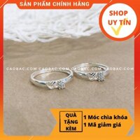 Nhẫn Đôi Bạc💝FREESHIP💝Giảm 5k nhập mã [NHAN DOI]💝Nhẫn đôi bạc Love Lock