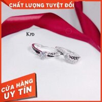 Nhẫn đôi- chất liệu bạc- giá rẻ- khắc tên theo yêu cầu (mẫu 3)