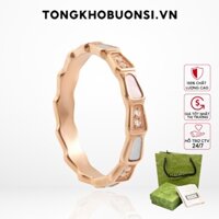 Nhẫn đôi Gucci Serpenti Viper Rose Gold -Nhẫn cặp đôi titan không gỉ -khắc tên theo yêu cầu Full box