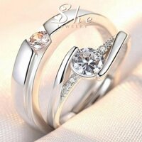 Nhẫn đôi không gỉ Thiết kế đơn giản, tinh tế nhưng vô cùng nổi bật N040 SHE NJN