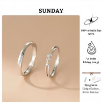 Nhẫn Đôi | Nhẫn Cặp Tình Yêu Infinity Vow Bạc Thật S925-Sunday