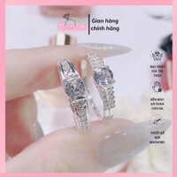 Nhẫn Đôi thiết kế mới nhất, Nam nữ đeo đều rất phong cách Mainomi Shop Bạc Xinh