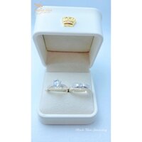 Nhẫn đôi tình yêu nhẫn bạc cặp nam nữ giá rẻ MT003