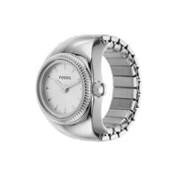 Nhẫn đồng hồ nữ Fossil WATCH RING mặt 15MM dây thép không gỉ màu bạc, ES5245
