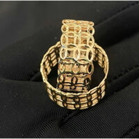 nhẫn đồng kim tien 2 hàng cao cấp có ký hiệu đeo bền