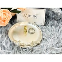 Nhẫn G.G đính đá CZ [Minine Accessories]