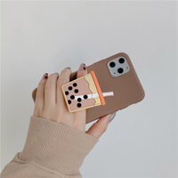 Nhẫn Giá Đỡ Ốp Lưng Điện Thoại Iring Trà Sữa