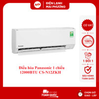 [NHẬN GIAO LẮP HN] Điều hòa Panasonic 1 chiều 12000BTU CS-N12ZKH - Hàng chính hãng (Bảo hành 12 tháng)