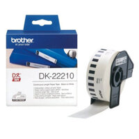 Nhãn giấy liên tục brother -nền trắng chữ đen 29mm x 30m  (DK-22210)