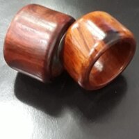nhẫn gỗ bản trơn 8-12-16mm hoặc inbox chọn size