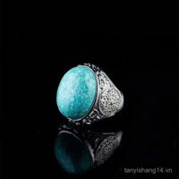 Nhẫn Gỗ Thông Xanh Phong Cách Nepal Mới Có Thể Điều Chỉnh Dành Cho Nam Và Nữ Với Đầu Rồng Đậm Nhẫn Rồng Cung Hoàng Đạo Phong Cách Dân Tộc