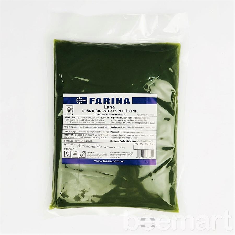 Nhân hạt sen trà xanh Farina Luna - 1kg