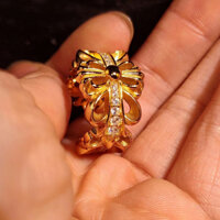 Nhẫn Hình Quạt Thánh Giá Phong Cách retro Dành Cho Cặp Đôi