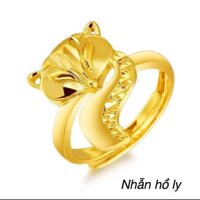 Nhẫn hồ ly giúp phụ nữ nắm tiền tốt không bị hao tài , gia đạo bình an, kích hoạt tài lộc